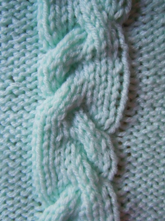 vine cable knitting pattern